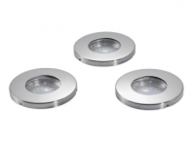 3 spots encastrables a LED 16.99 €