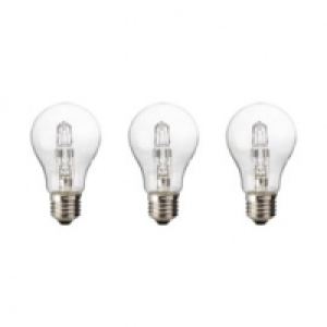3 ampoules halogène E27 120W=156W blanc chaud 5.90 €