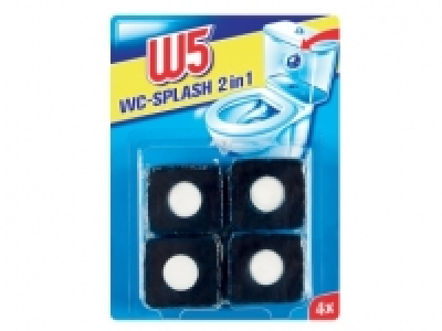4 tablettes WC-Splash 2 en 1