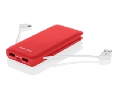 Batterie Power Bank avec 2 fils intégrés