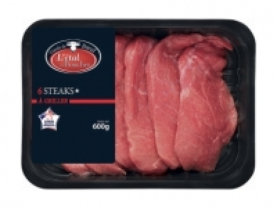 6 steaks à griller 5.99 €