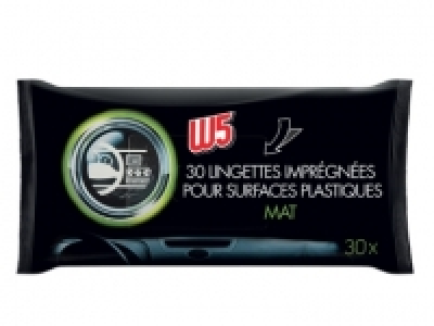 30 lingettes imprégnées pour surfaces plastiques 1.79 €
