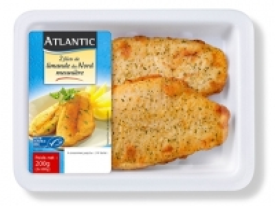 2 filets de limande du Nord meunière 2.59 €