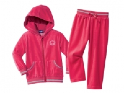 Ensemble en velours fille