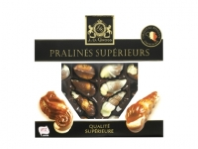 Chocolats belges en plateau de fruits de mer