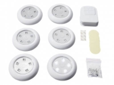 6 lampes a LED a piles