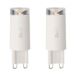 2 capsules LED G9 3,1W=28W blanc froid 13.90&nbsp;&euro;