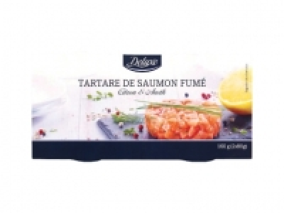 2 tartares de saumon fumé