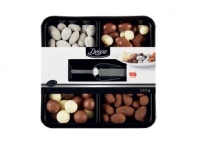 Plateau de fruits et de noix enrobés de chocolat 3.99 €