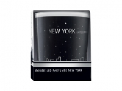 Bougie lumineuse parfumée en verre