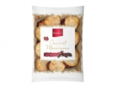 Macarons de noix de coco napp&eacute;s de chocolat noir