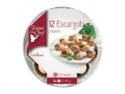 12 escargots préparés 1.99 €