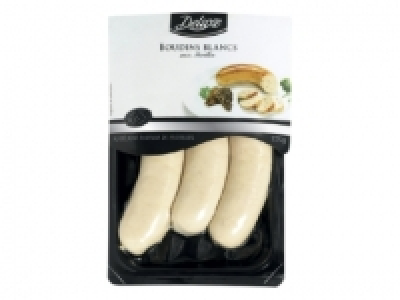 3 boudins blancs aux morilles