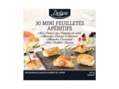 30 mini feuilletés apéritifs 2.59 €
