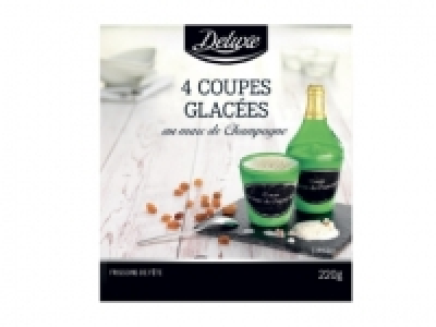 4 coupes glacées au marc de Champagne 3.49 €