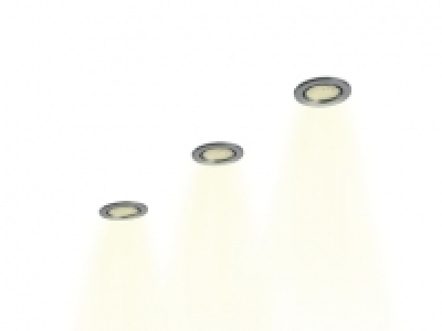 3 spots encastrables à LED 14.99 €