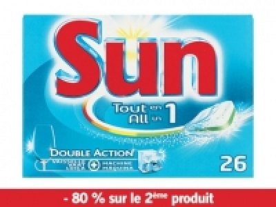 Sun Tout-en-1 tablettes lave-vaisselle