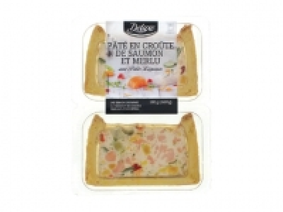 P&acirc;t&eacute; en cro&ucirc;te de saumon et merlu
