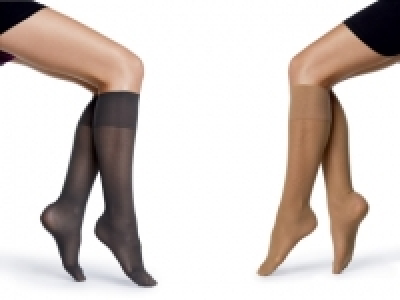 2 paires de mi-bas de contention