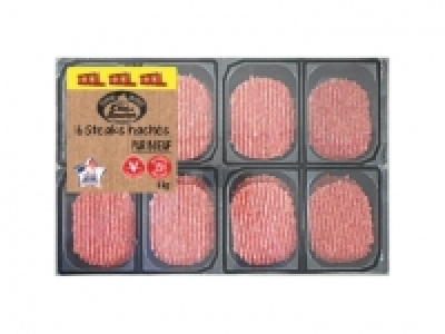 16 steaks hachés 6.50 €