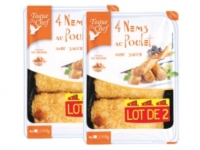 Nems au poulet 1.99 €