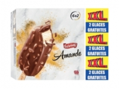 8 bâtonnets glacés amande