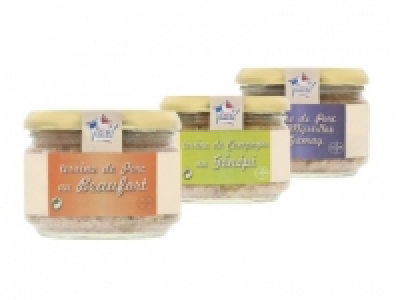 Assortiment de 3 terrines savoyardes 1.99 €