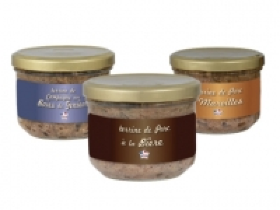 Assortiment de 3 terrines aux saveurs du Nord