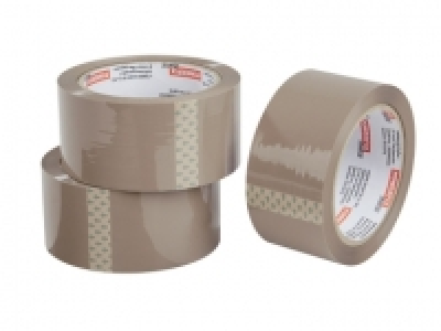 3 rubans adhésifs marrons ou transparents