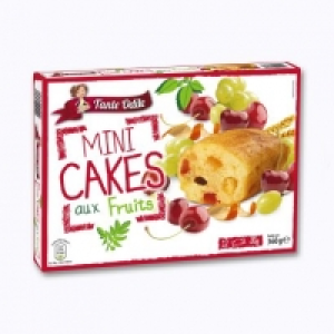 12 Mini cakes aux fruits 1.79 €