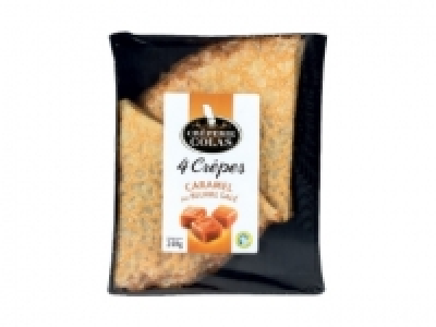 4 crêpes fourrées au caramel beurre salé 2.29 €