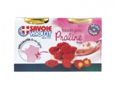 2 yaourts de Savoie à la praline rose 1.39 €