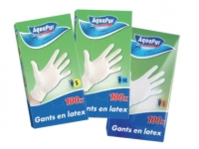 100 gants en latex