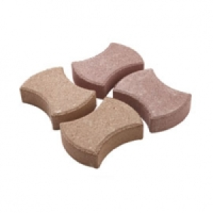 Pavé autobloquant Orbes ocre 12,5 x 12,5 cm, ép.5 cm 12.95 €
