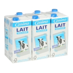 Lait demi-écrémé 6x1l 5.94 €