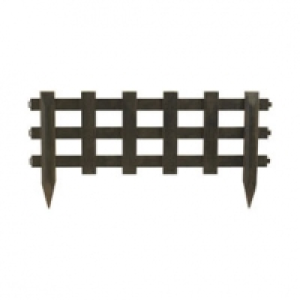 Bordure plastique, imitation bois, à planter 100 x h.45 cm 9.99 €