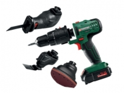Outil multifonction 4 en 1 sans fil avec batterie Li-ion
