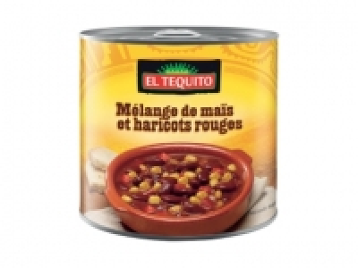 M&eacute;lange de ma&iuml;s et haricots rouges