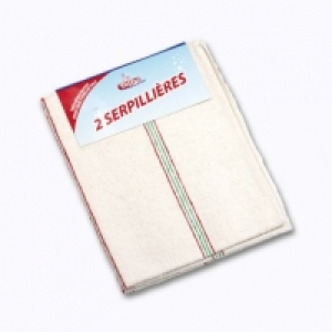 Lot de 2 serpillières 2.99 €