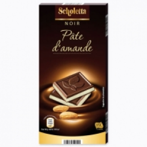 Scholetta® Tablette de chocolat noir fourré à la pâte damande