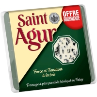 Spar Saint Agur Fromage à pâte persillée 135g