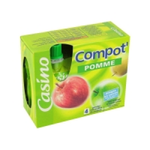 Compote pomme allégée 4x90g 1.60 €