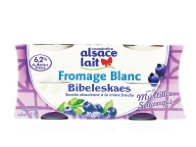 Fromages blancs sur lit de fruits bibeleskaes
