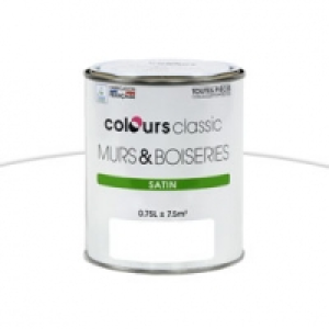 Peinture Murs et boiseries Blanc Satin 0,75L 13.50 €