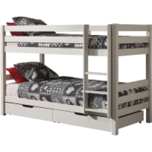 Lit superposé WOODY 90x200cm, séparables +tiroirs 459.00 €
