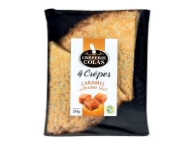 4 crêpes fourrées au caramel beurre salé 2.29 €