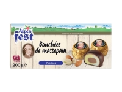 Bouchées de massepain amande et pistache 2.29 €