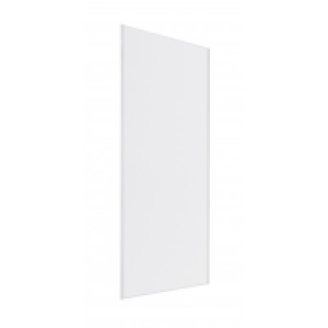 Façade 2 vantaux ajustables blanc veine OPTIMUM