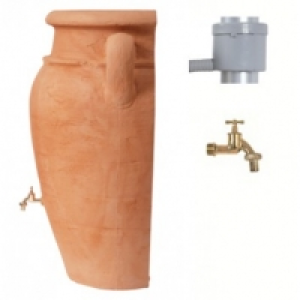 Réservoir deau amphore murale terracotta 260 L GARANTIA Antik