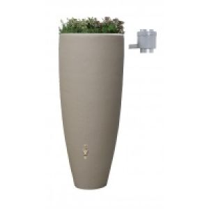 Récupérateur deau 2 en 1 GARANTIA 300L taupe